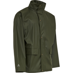 Elka regnjakke dry zone PU olivengrn 