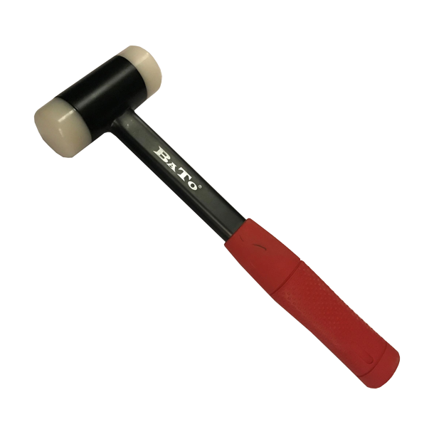 Nylonhammer 40mm. stlskaft m. gummigreb Bato