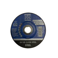Skreskive 125mm. EH125-2,4 SG  STEEL Pferd
