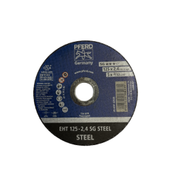 Skreskive 125mm. EHT125-2,4 SG  STEEL Pferd