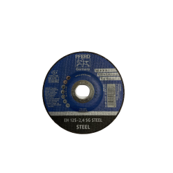 Skreskive 125mm. EH125-2,4 SG  STEEL Pferd
