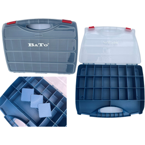 Plast sortimentsbokse med 26 rum 21 skilledelere BATO