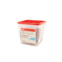 Trskrue 4,0X30mm. Rustfri/syrefast A4 300stk.