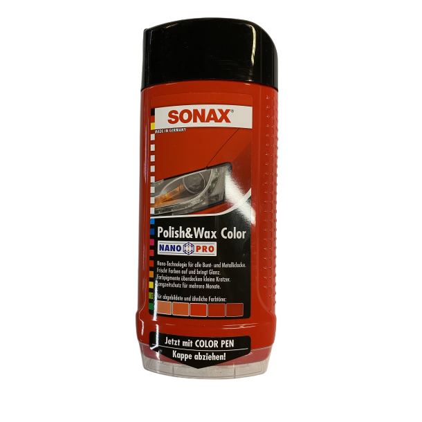 Sonax  Polish &amp; Wax Color Rd 500ml. 