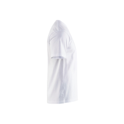 T-SHIRT Hvid 100% bomuld m/rund hals Blklder