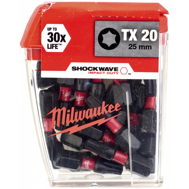 Slagbits Shockwave Impact Duty TX2025mm pk/25 Milwaukee