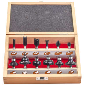 Frsere t/tr, 8mm skaft, st 12stk Milwaukee