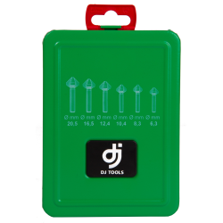 Forsnkerst 6,3-20,5 mm, stlske 6 stk DJ TOOLS 