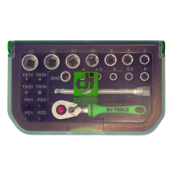 Top-/bitsst 1/4" 23 dele DJ TOOLS