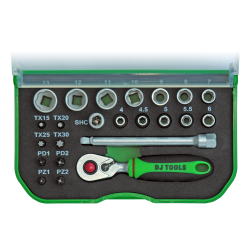 Top-/bitsst 1/4" 23 dele DJ TOOLS