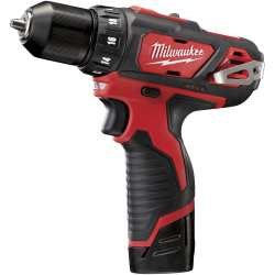 Bore-/skruemaskine m/batteri+lader M12 BBD-202C Milwaukee