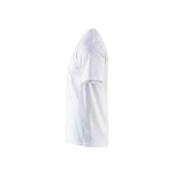 T-SHIRT Hvid 100% bomuld m/rund hals Blklder