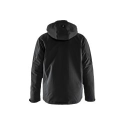 Letforet jakke 4-vejsstretch sort/sort  