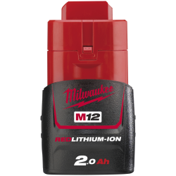 Batteri 12 volt 2,0 Ah. M12B2 Milwaukee