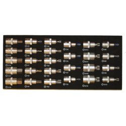 Vrktjsvogn XXL med 14 skuffer med 506 dele vrktj. Model 9145-506. Bl