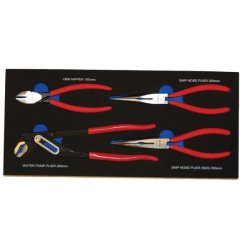 Vrktjsvogn XXL med 14 skuffer med 506 dele vrktj. Model 9145-506. Bl