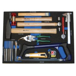 Vrktjsvogn XXL med 14 skuffer med 506 dele vrktj. Model 9145-506. Bl