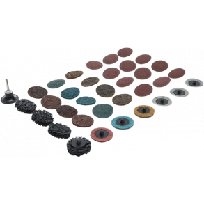  BGS Slibeskiver sortiment 50. 35 dele