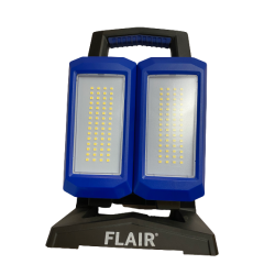 ARBEJDSLAMPE  FLAIR DOBB.HOVEDE M/2 BATT.