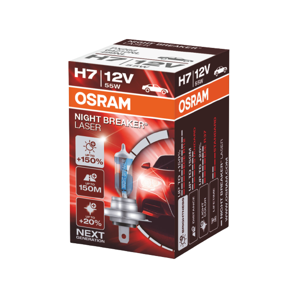 Osram Night Breaker Laser H7 12V 55W