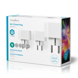 Wi-Fi Smart Plug 3 pak, Nedis WIFIP121FWT3