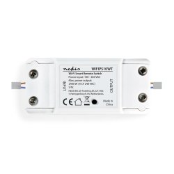 Wi-Fi Smart-switch | Afbryder | In-Line | 10 A, Nedis WIFIPS10WT