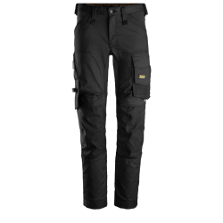 AllroundWork, stretchbukser sort Snickers workwear