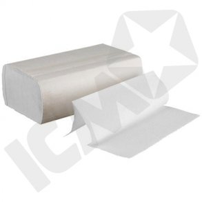 BlueStar Papir hndklder Nonstop, Nyfiber 2-lags Hvid B24 x L24 3700 stk