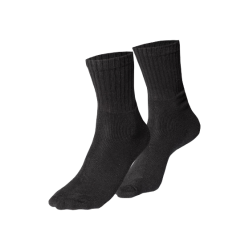 BOMULDS SOKKER 5-pak sort BLKLDER